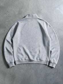 PAVTROS Men's Patchwork Contrast Color Half-Zip Sweatshirt With Ribbed Trim, Casual Travel Style - Multicolor - View 2