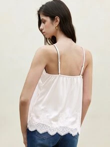 BizChic 2026 New Winter Women's Vest With Lace Neckline Decor, Elegant ...