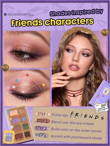 FRIENDS™  | SHEGLAM Full Collection Set Brand Beauty Cosmetic Makeup For Women And Girls - Multicolor - View 3