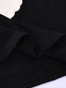 Young Boy Christmas Pattern Knitted Soft Crew Neck Short Sleeve Pullover T-Shirt Kids - Black - View 8