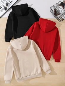 SHEIN 3件組青少年男孩運動衫 - 彩色 - 查看 3
