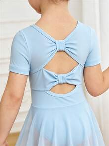 Young Girls Clothes Professional Ballet Dance Leotard, Training, Cute, Christmas, Back To School Autumn Fall - Blue - View 6