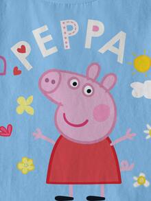 Peppa Pig X SHEIN 3件裝少女T恤 - 彩色 - 查看 4