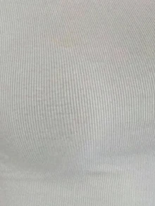 Dazy Plus 彈性修身針織休閒高領內搭短袖黑色春秋夏季套頭T恤 - 白色 - 查看 5
