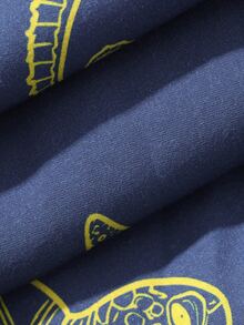 DAZY Women's Elastic Waist Casual Versatile Daily Pajama Bottoms - Navy Blue - View 7