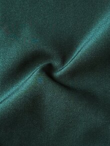 Viva Relle Plus Size Green Casual Slim Fit Commuter Design Blazer - Dark Green - View 7