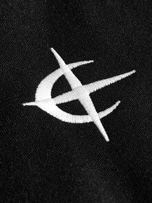 PAVTROS 男士街頭風熱銷仿生迷彩白色3D刺繡休閒日常百搭男友/丈夫禮物週年禮物迷彩套裝 - 黑色 - 查看 4