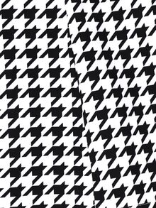 Elladie kids Young Girls Houndstooth Mock Neck Bow Decor Fake Two Pieces Patchwork Elegant Autumn Princess Dress - Black - View 6