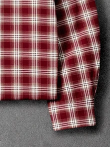 Manfinity EMRG Men's Button-Down Plaid Long Sleeve Shirt For Daily Wear - Multicolor - View 4