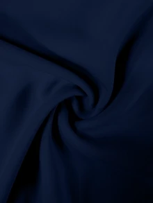 GlowEve CURVE 大尺碼女款人造珍珠裝飾休閒日常穿著襯衫 - 藏蓝色 - 查看 3
