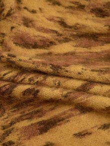 MOTF PREMIUM WOMEN'S LEOPARD PRINT KNIT VEST & SWEATER 2 PIECES SET, AUTUMN/WINTER - Camel - View 9