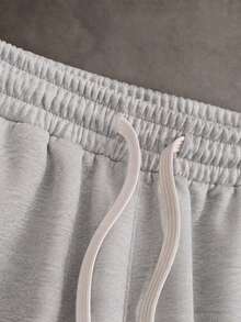 STYNVO Men's Drawstring Waist Casual Versatile Everyday Sweatpants - Grey - View 4
