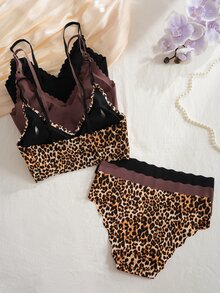 SHEIN 女款圓弧邊舒適無縫內衣內褲套裝，6件組 - 彩色 - 查看 2