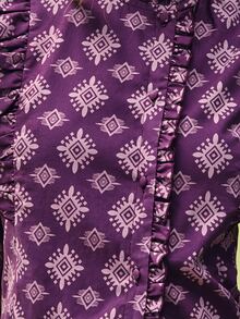 Nöista 女款波點荷葉邊休閒套裝 - 紫丁香色 - 查看 8