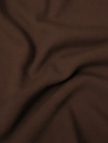 INAWLY Plus Size Women's Solid Color Casual Daily Wear Sweatshirt - Brown - View 6