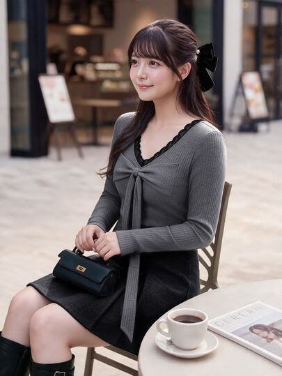 Bijouette Plus Size Women's Lace Patchwork Pleated Casual Daily Wear T-Shirt