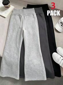 3PCS Tween Girls Sweatpants - Multicolor - View 6