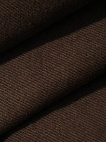Dazy Plus Loose Fit Solid Color Street Casual Curved Leg Long Jeans With Rivet Design, Spring/Autumn/Winter - Brown - View 7