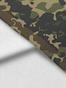 GymBeat Men's Plus Size Crew Neck Camouflage Pattern Fashion Sports T-Shirt - Multicolor - View 3