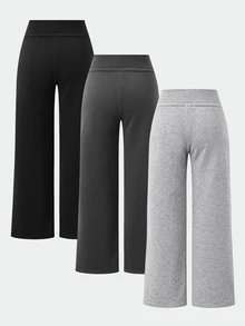 3PCS Tween Girls Sweatpants - Multicolor - View 2