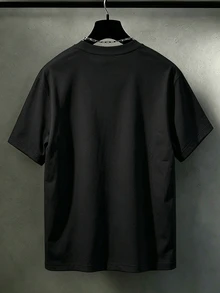 Manfinity Homme 男士大尺碼聖誕圖案T恤，短袖圓領休閒節日上衣 - 彩色 - 查看 2