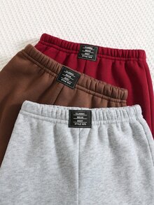 SHEIN 3件組男嬰下身褲 - 彩色 - 查看 4