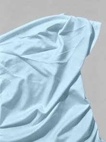 IslaSuriya 2件組女款夏季波點印花百褶露肩T恤 - 淺藍色 - 查看 3
