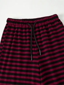SHEIN 青少年女孩迷你針織寬鬆黑色T恤套裝，萬聖節秋季風格秋季穿搭 - 彩色 - 查看 6