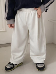 DAZY 男嬰休閒彈性腰鬆管褲幼兒 - 杏色 - 查看 2