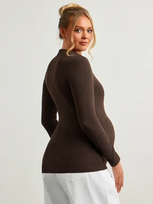 Modmama 3PCS Maternity T-Shirts Fall - Multicolor - View 2