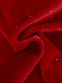 فستان شبكي أسود أنيق وعصري بأسلوب الأميرة الجديد للفتيات - الأحمر - مشاهدة 8