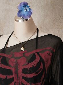 SHEIN ICON 大尺碼女款不對稱單肩休閒日常上衣 - 彩色 - 查看 4