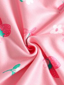 4PCS Young Girls Pajamas - Multicolor - View 8