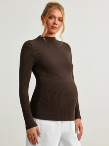 Modmama 3PCS Maternity T-Shirts Fall - Multicolor - View 6