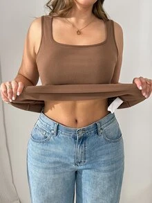 Shapeblank 女款大尺碼抓絨內裡保暖背心 3 件組，時尚休閒、彈性舒適、百搭，多色可選，冬季背心 - 彩色 - 查看 2