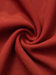 Vesra Women's Bubble Sleeve Pleated Long Dress - Red - View 3