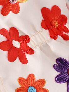 SHEIN Playful Pals 1件女童冬季新款多色毛絨內裡拉鍊開襟衫，附彈性腰部與連帽，加厚保暖內裡簡約時尚防寒外套，適合戶外與通勤 - 彩色 - 查看 6