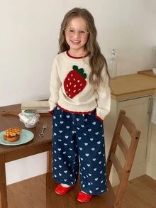 Dazy Kids Young Girls Sweaters - Apricot - View 7