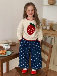 Dazy Kids Young Girls Sweaters - Apricot - View 5