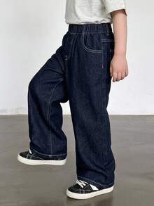 DAZY Young Boys Jeans - Navy Blue - View 3