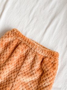 SHEIN Vintaside Kids 3件組幼童男童運動衫套裝 可愛米色棕熊貼布爪印抓絨長袖圓領加厚冬季秋季度假舒適慢跑套裝 - 棕色 - 查看 8