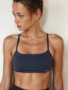 Nöista Sport's Bra With Multiple Straps On Back - Dark Grey - View 8