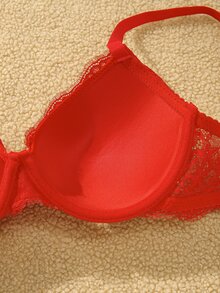 DesireSculpt 性感蕾絲聚攏胸罩 浪漫極簡風 有鋼圈 可調節式 女款內衣3件套 - 彩色 - 查看 4