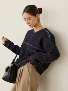 DAZY Women Denim Tops - Blue - View 5