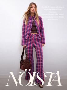Nöista New Chinese Style Striped Jacket - Pink - View 2