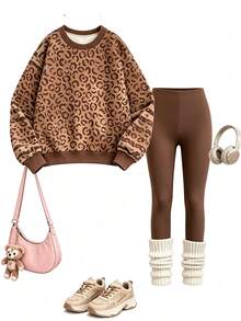 Tween Girls Hoodie & Sweatshirt Co-Ords - Multicolor - View 2