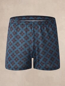 EverLounge Men's Home Shorts Printed Pattern Alro Pants (3 Pieces Set) - Multicolor - View 7