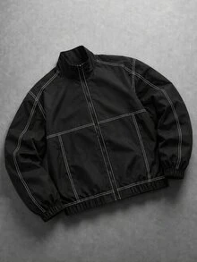 Manfinity Roghcode Chaquetas y abrigos para hombre - Negro - Ver 1