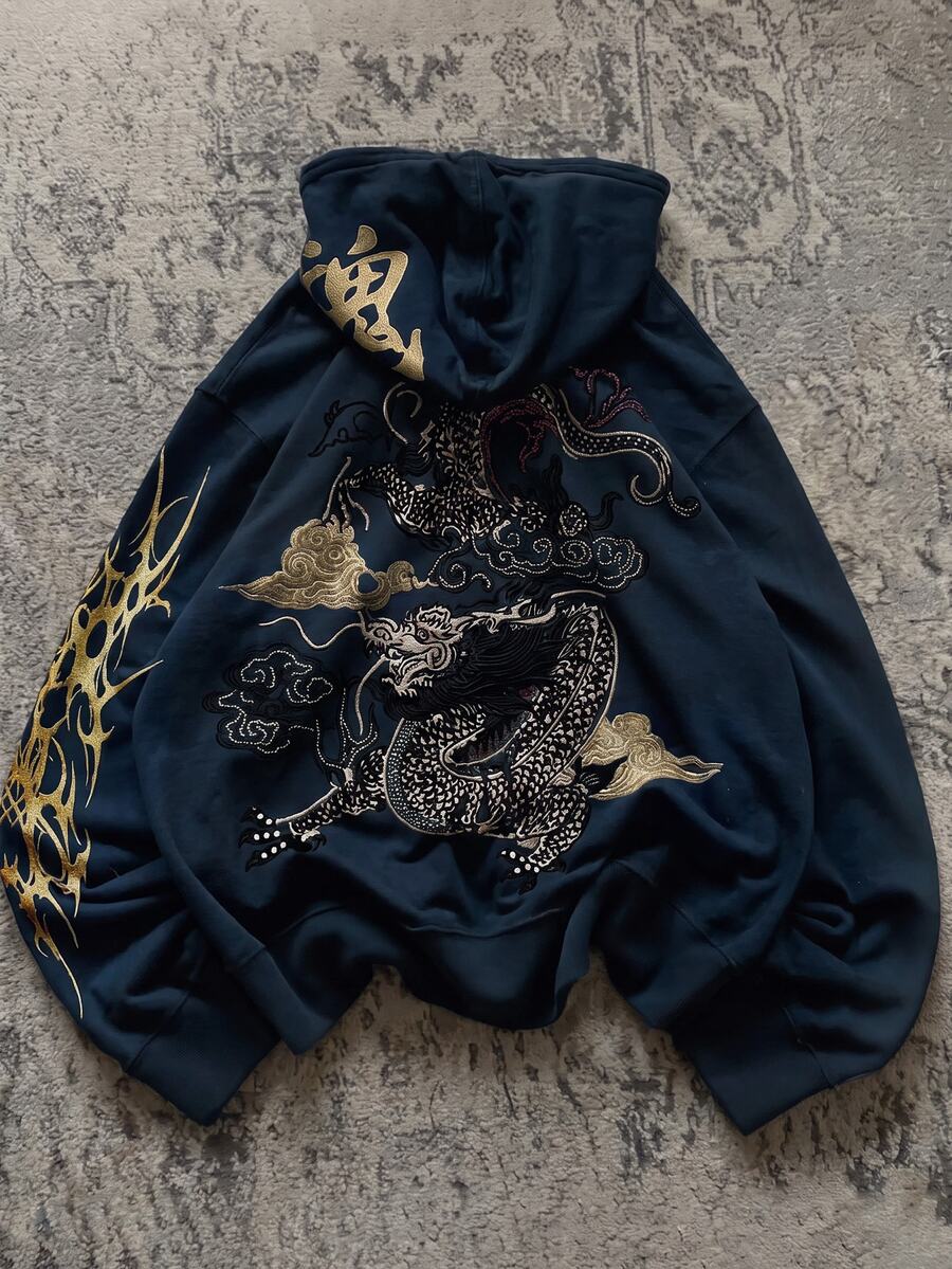Attitoon Plus Size Women's Hip Hop Long Sleeve Hooded Sweatshirt Fashion - Multicolor - View 1