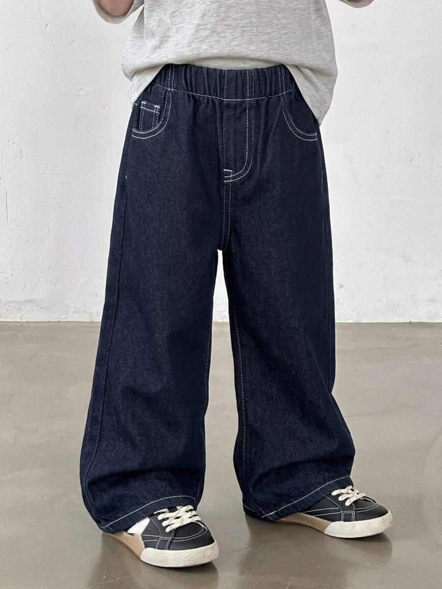 DAZY Young Boys Jeans - Navy Blue - View 1